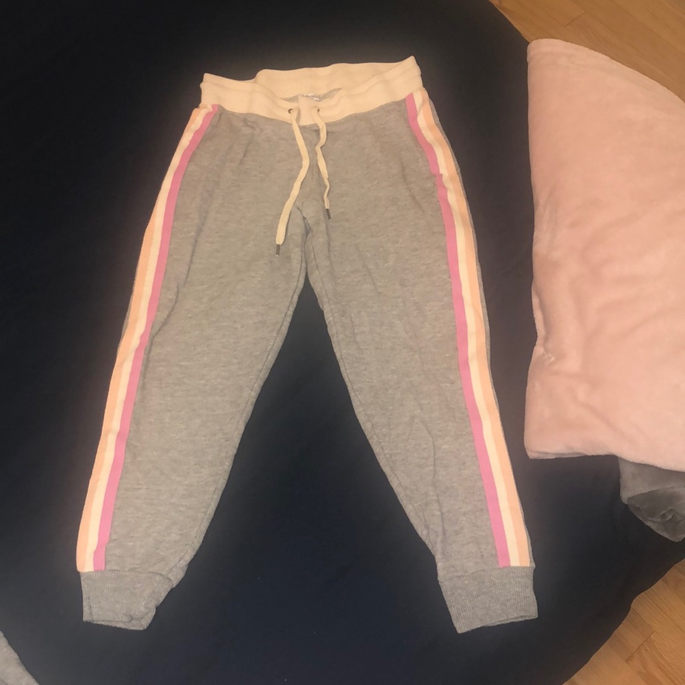 Splendid Striped Joggers- Small